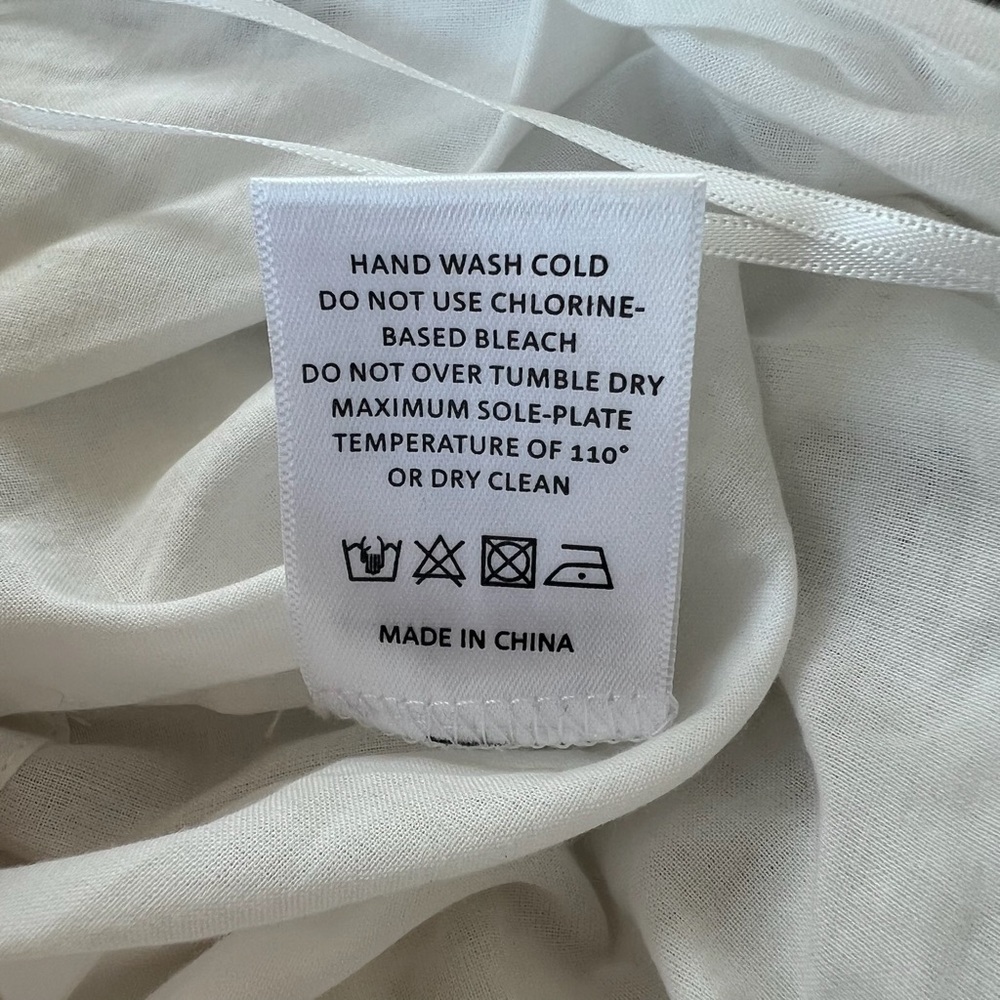 NWT Cult Gaia Cove Cup Up Crochet Pants in White - Picture 6 of 9